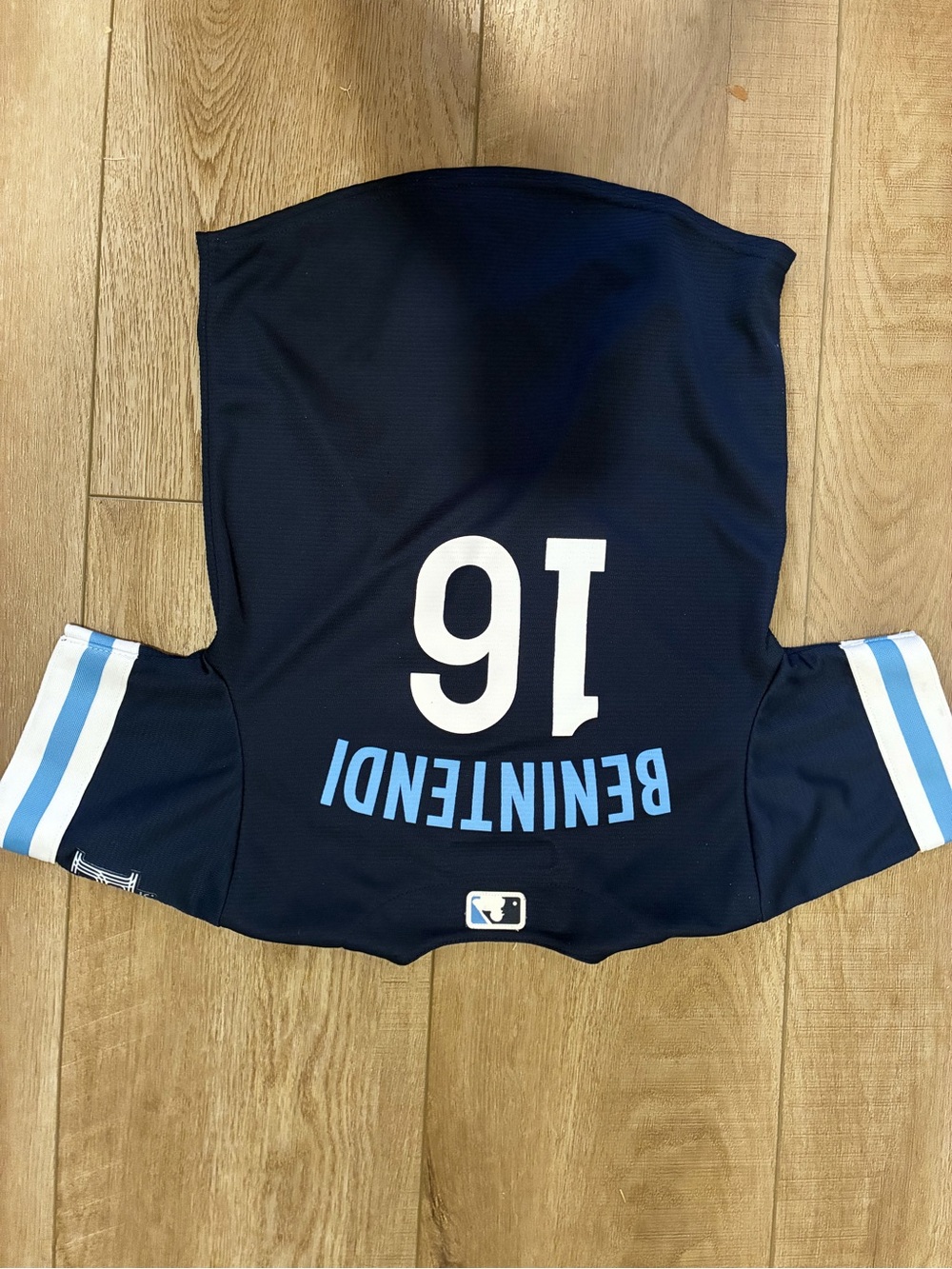 MLB Youth/Boys Navy Benintendi #16 Baseball Jersey